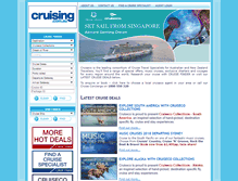 Tablet Screenshot of go.cruising.com.au